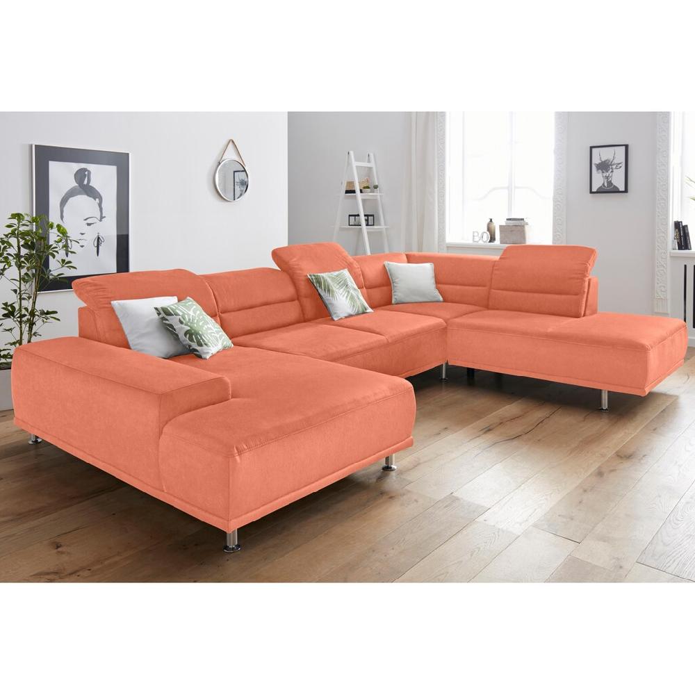 sit&more Wohnlandschaft »Mariola U-Form« mit Federkern inklusive Kopfteil- und Sitztiefenverstellung kaufen
