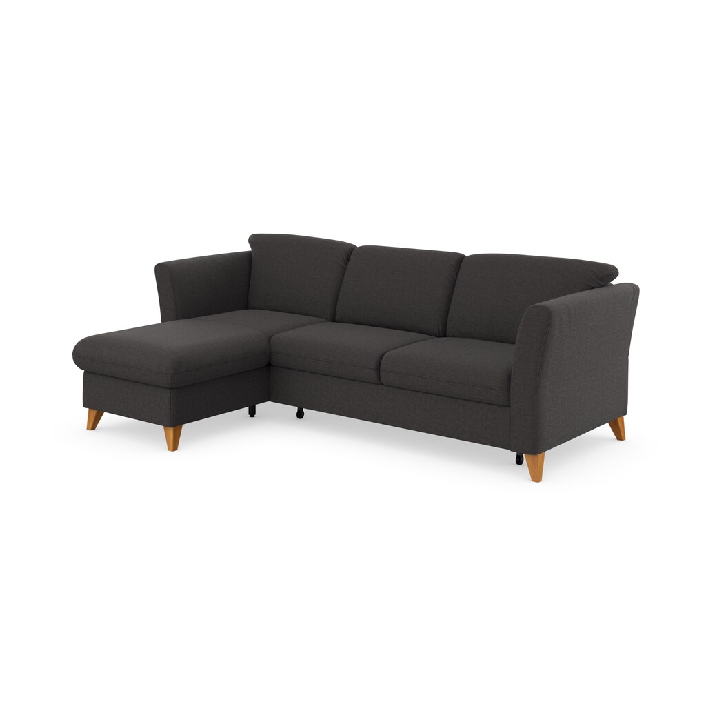 Home affaire Ecksofa »Trelleborg L-Form« Federkern-Polsterung wahlweise mit Bettfunktion und Bettkasten kaufen Cyber Monday
