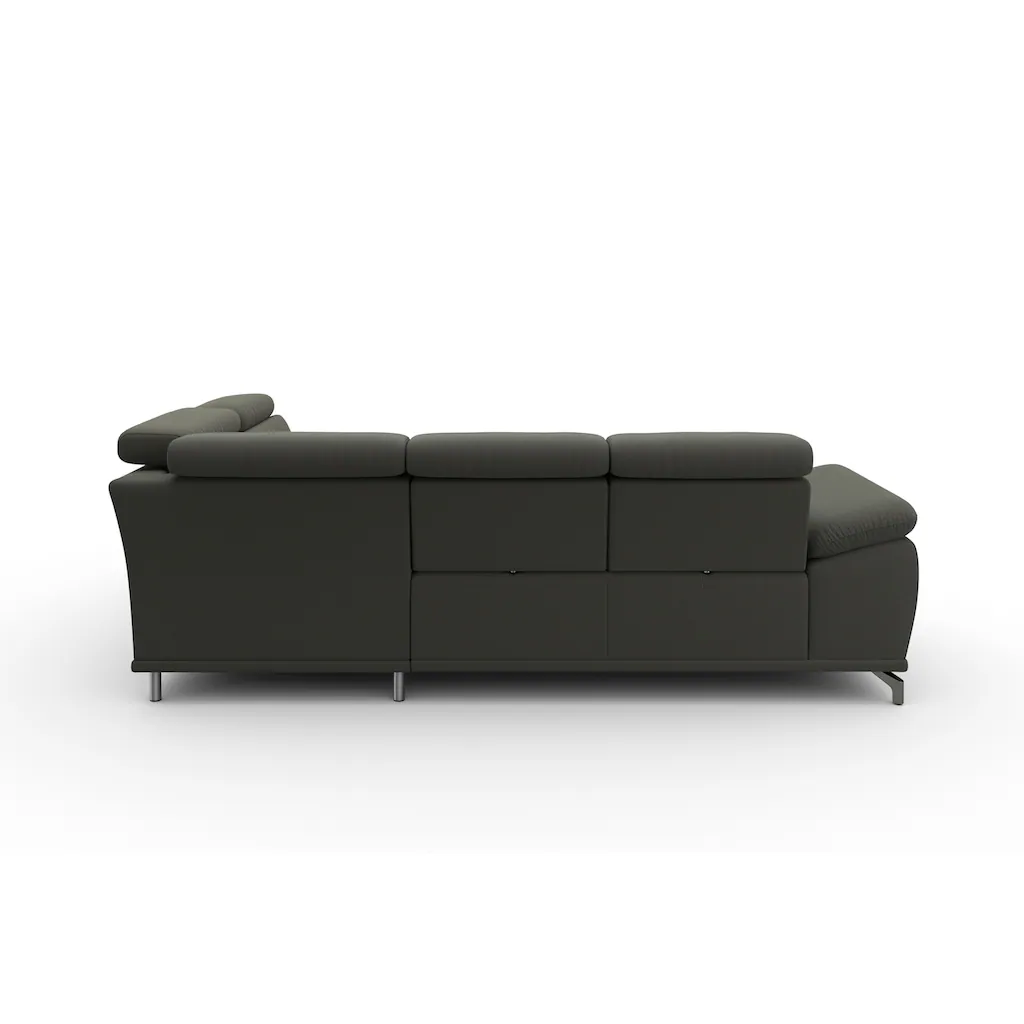 sit&more Ecksofa »Cabrio L-Form« mit Sitztiefenverstellung und Federkern 3 Nierenkissen kaufen Valentinstagsangebot