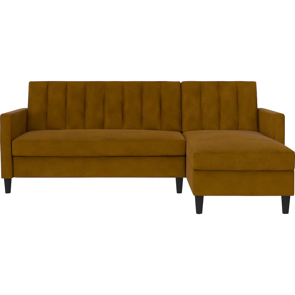 Dorel Home Ecksofa mit Schlafffunktion Recamiere mit Stauraum beidseitig montierbar Rückenlehne 2-teilig und 3-fach verstellbar kaufen Bestseller