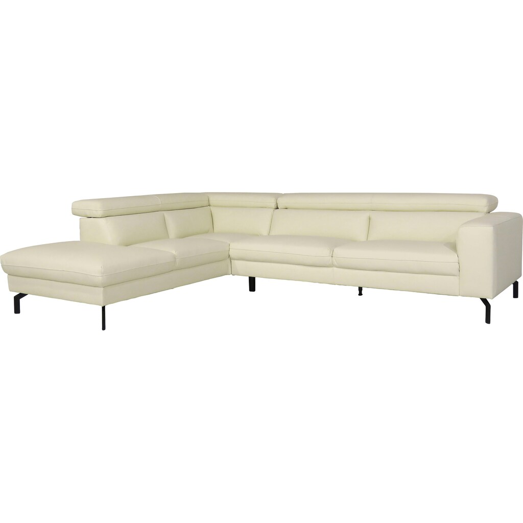 Places of Style Ecksofa »Olanta L-Form« mit verstellbaren Kopfstützen kaufen Super Sparpreis