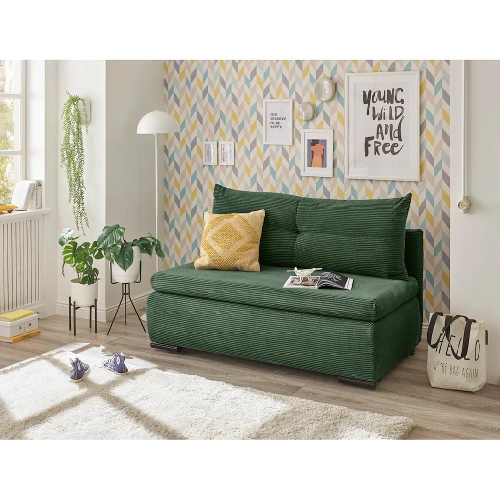 ED EXCITING DESIGN Schlafsofa »Charlie« frei im Raum stellbar mit Bettkasten Schlaffunktion & 1 Rückenkissen kaufen Kostenlose Rückgabe