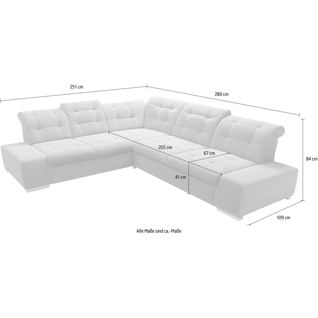 Ecksofa mit Bettfunktion online kaufen Letzte 3 Tage