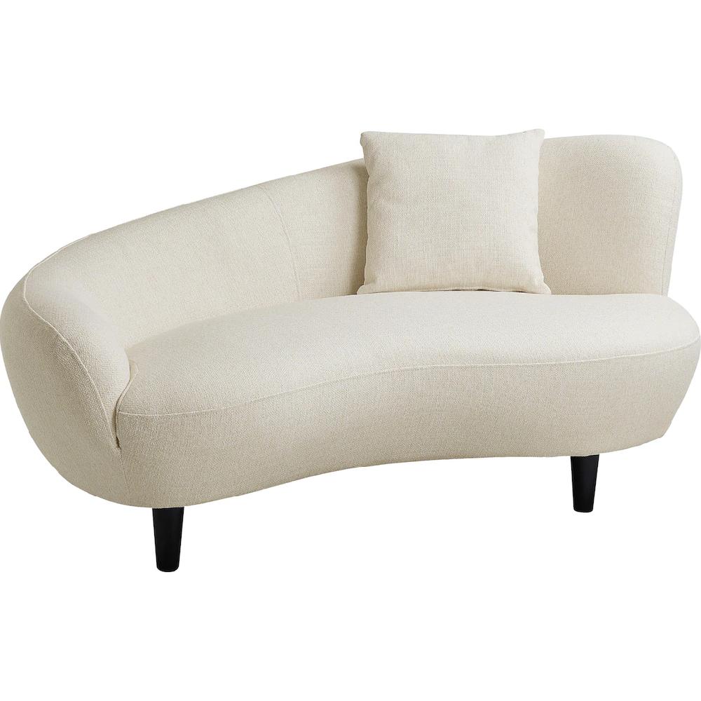 ATLANTIC home collection Chaiselongue »Olivia« Nierenform-Sofa mit Zierkissen im Originalbezug kaufen