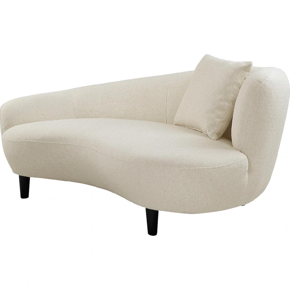 ATLANTIC home collection Chaiselongue »Olivia« Nierenform-Sofa mit Zierkissen im Originalbezug kaufen Nur für heute