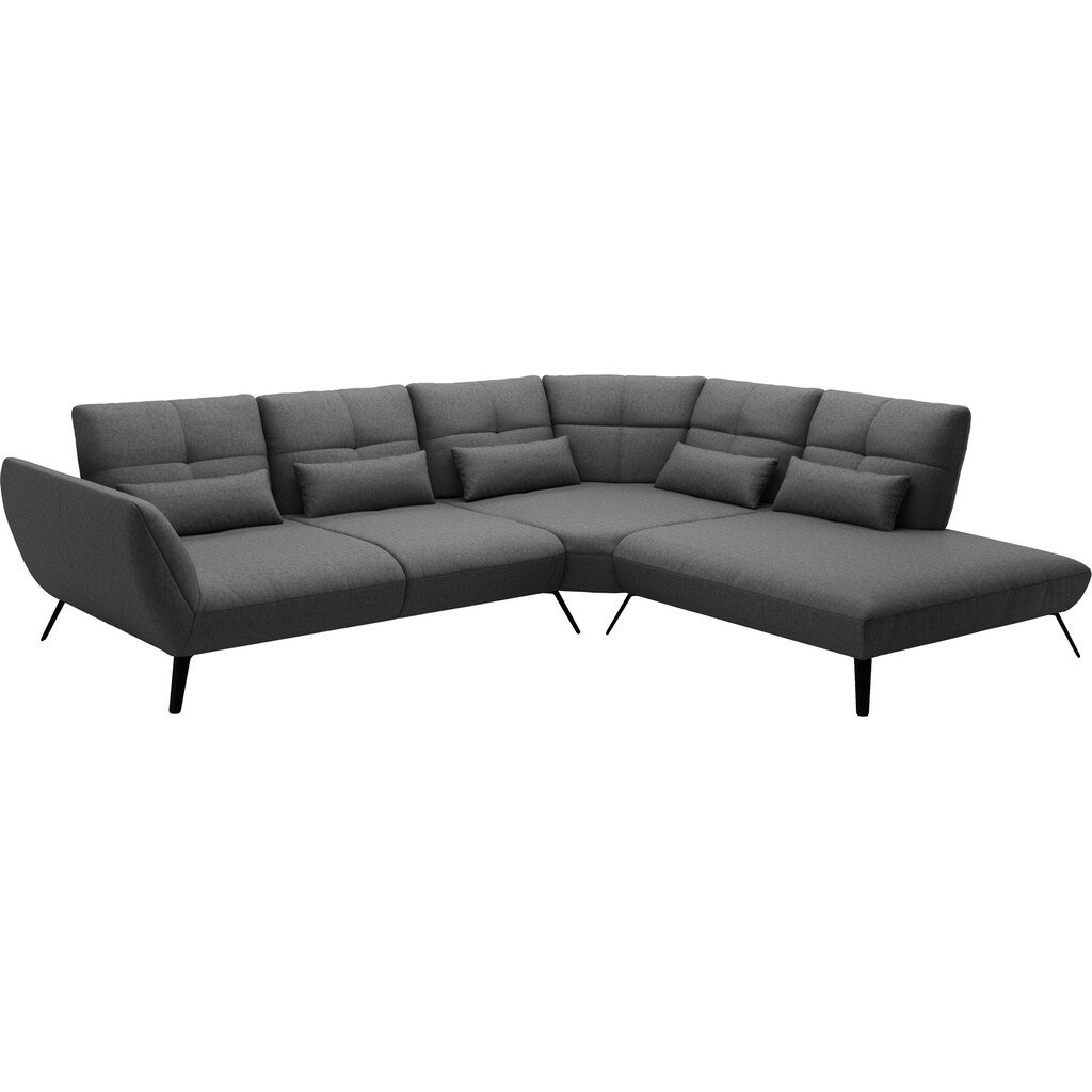 Places of Style Ecksofa »Mikado L-Form« inkl. Sitztiefenverstellung und Armteilverstellung kaufen Vierteljährliche Förderung