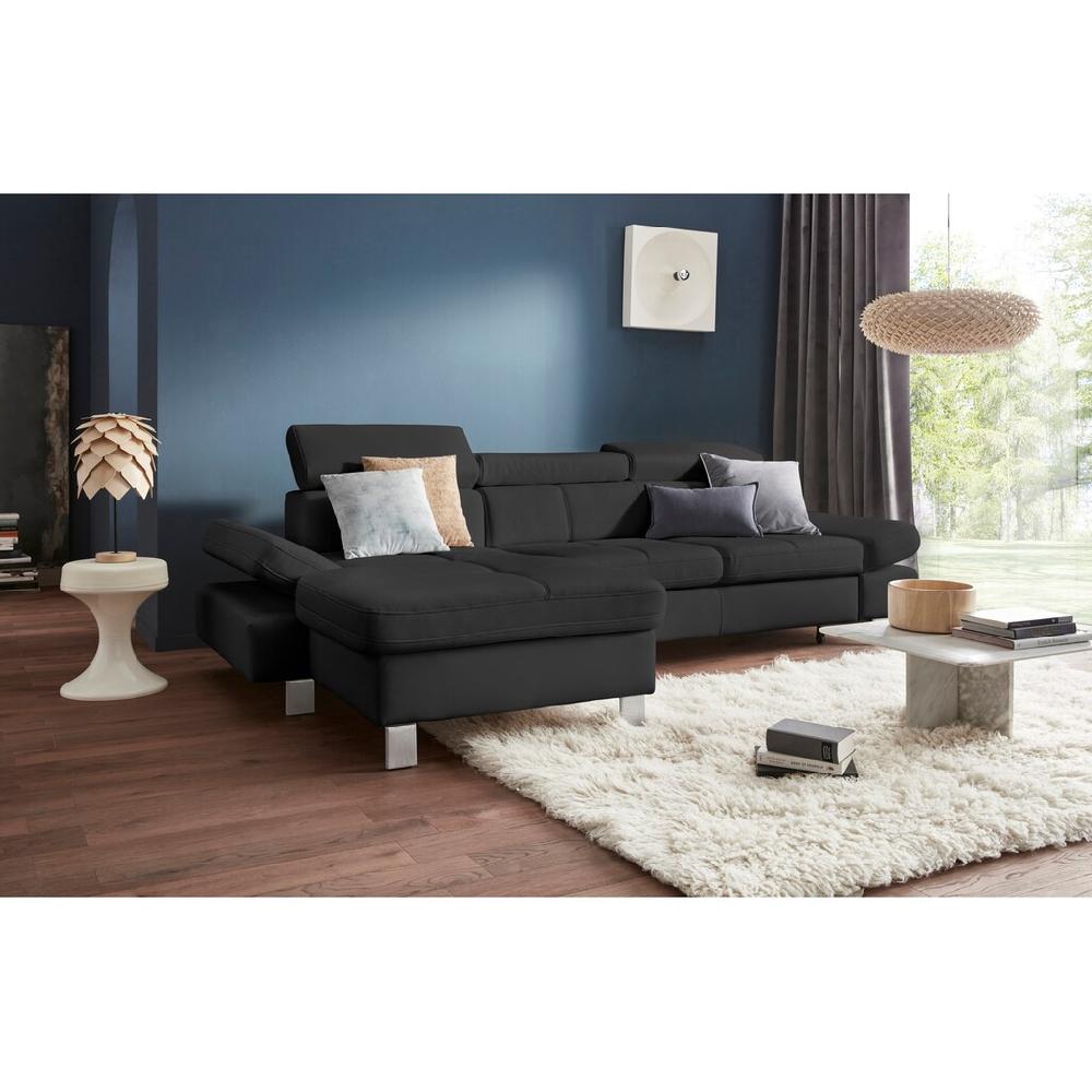 exxpo - sofa fashion Ecksofa »Fiji hochwertige Detailverarbeitung im Sitz und Rücken L-Form« bequem durch Kopf- und Armteilverstellung wahlweise mit Bettfunktion kaufen