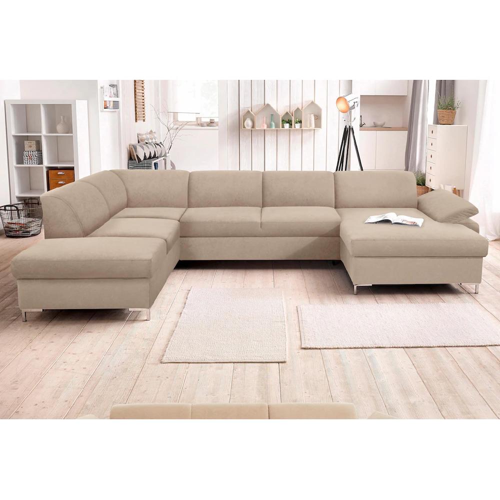 DOMO collection Wohnlandschaft Wahlweise mit Bettfunktion