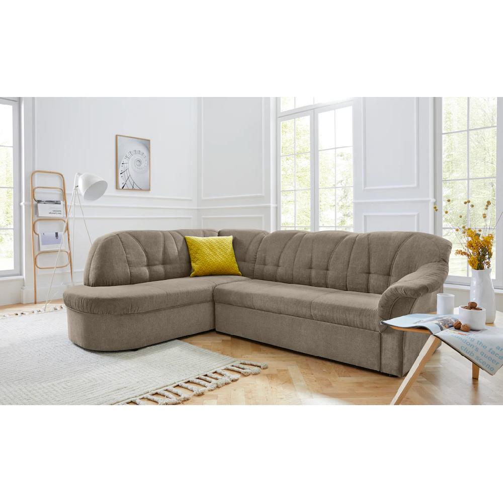 DOMO collection Ecksofa »Pegnitz L-Form« wahlweise mit Bettfunktion kaufen Fabrikverkauf