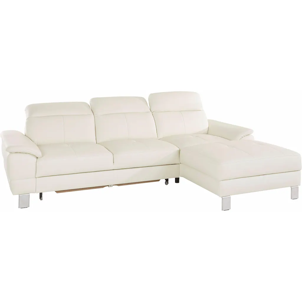 exxpo - sofa fashion Ecksofa »Mantua 2 inkl. Kopf- bzw. Rückenverstellung bequem L-Form« wahlweise mit Bettfunktion und Bettkasten tolle Verarbeitungsdetails kaufen Meist gekauft