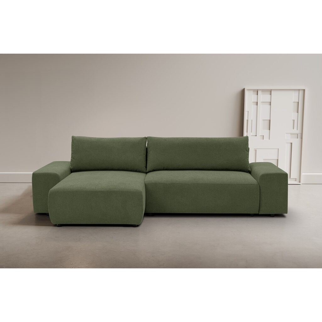 WERK2 Ecksofa »Amsterdam« Design Ecksofa mit hohem Komfort Schlaffunktion & Bettkasten kaufen
