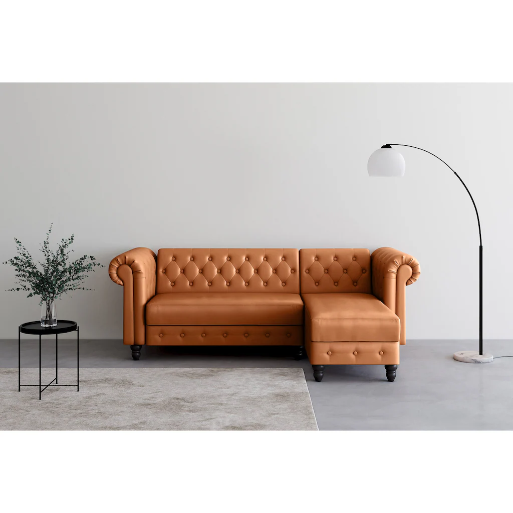 Dorel Home Ecksofa »Felix L-Form 241 cm (Liegefl.108x195 cm) Recamiere tauschbar « kaufen