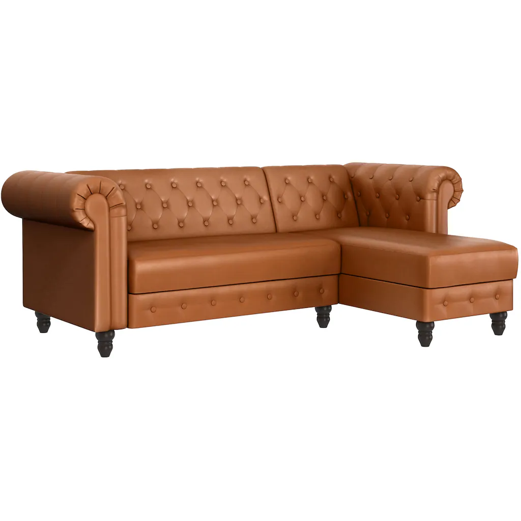 Dorel Home Ecksofa »Felix L-Form 241 cm (Liegefl.108x195 cm) Recamiere tauschbar « kaufen Sonderangebot