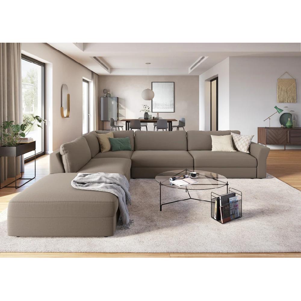 sit&more Ecksofa »Cadabra L-Form« Breite 356 cm mit Sitztiefenverstellung kaufen Rabatt