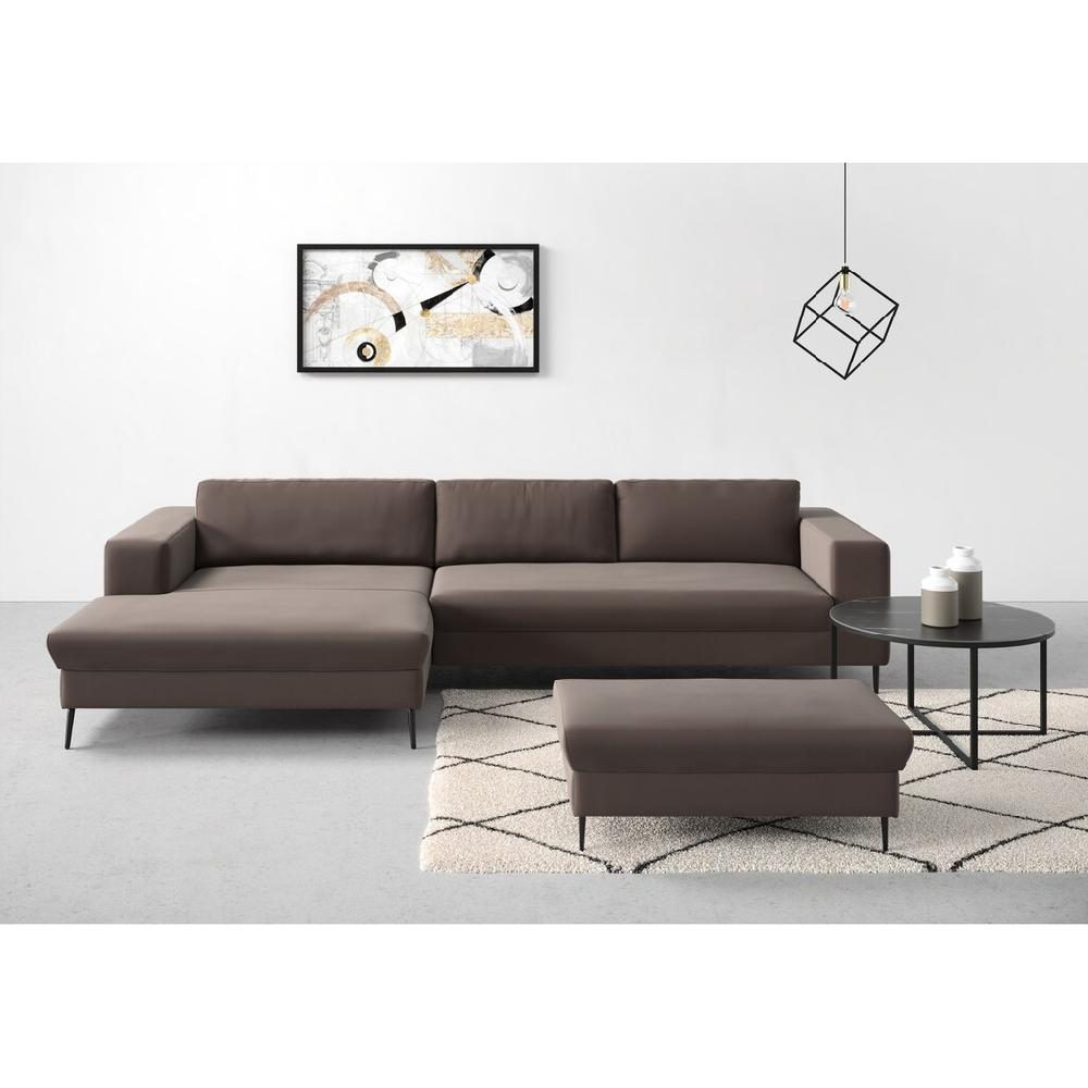 DOMO collection Ecksofa »Modica L-Form« moderne Optik mit großzügiger Recamieire auch in Cord kaufen