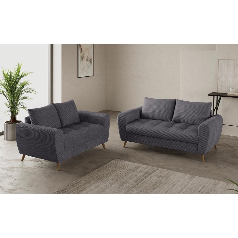 Mr. Couch 2-Sitzer »Blackburn II« Wahlweise mit Kaltschaumpolsterung bis 140 kg belastbar kaufen Black Friday