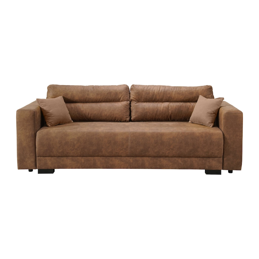 INOSIGN Schlafsofa »Witla 237 cm (Liegefläche 150/196 cm) mit Bettkasten« inkl. loser Zier- und Rückenkissen und mit Federkernpolsterung kaufen Cyber Monday