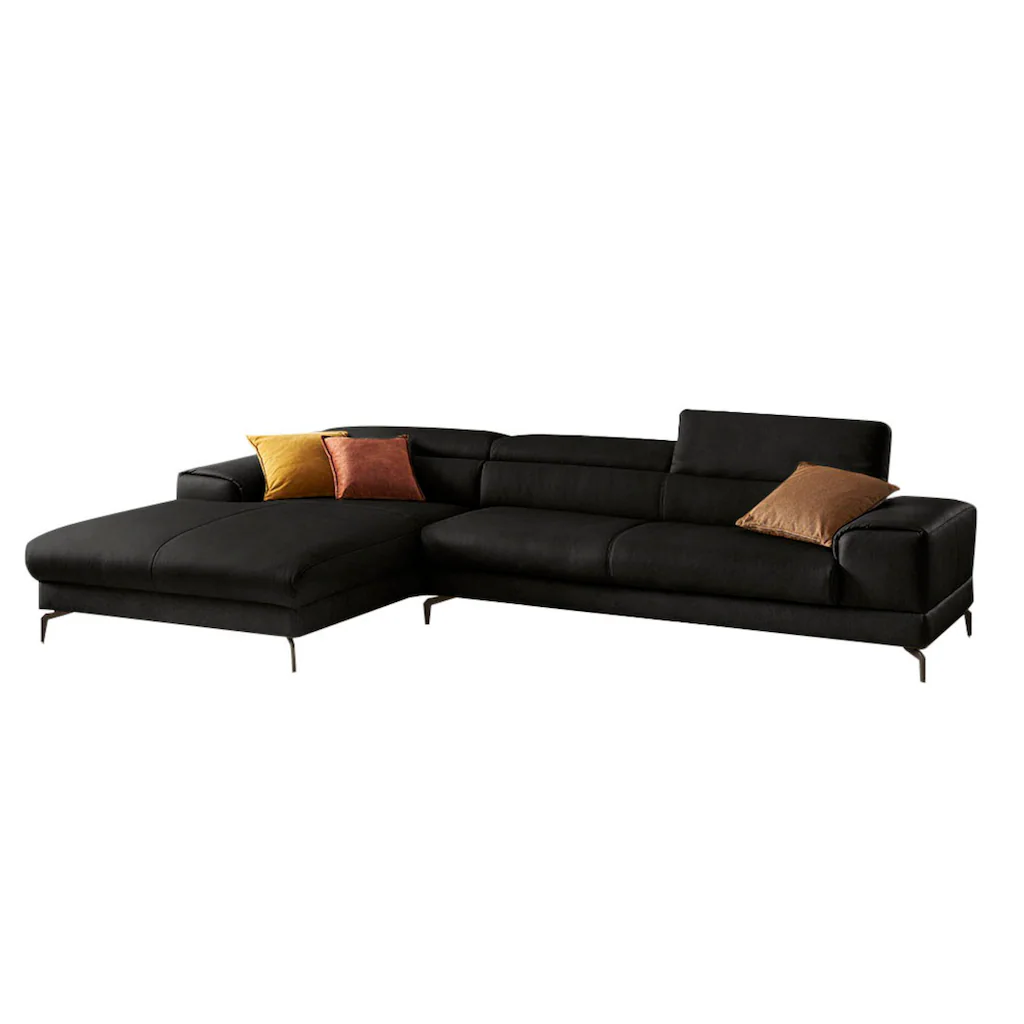 W.SCHILLIG Ecksofa »piedroo Designsofa mit tollem Sitzkomfort bequem und elegant L-Form« Kopfteilverstellung wahlweise mit Sitztiefenverstellung Breite 343cm kaufen Neueste Mode