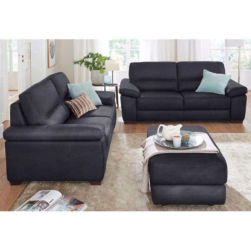 CALIA ITALIA Polstergarnitur »Gaia hochwertige Garnitur aus 2-Sitzer & 3-Sitzer im edlen Design« (Set 2 tlg.) aus pflegeleichtem Luxus-Microfaser Ginevra Hydro Care kaufen