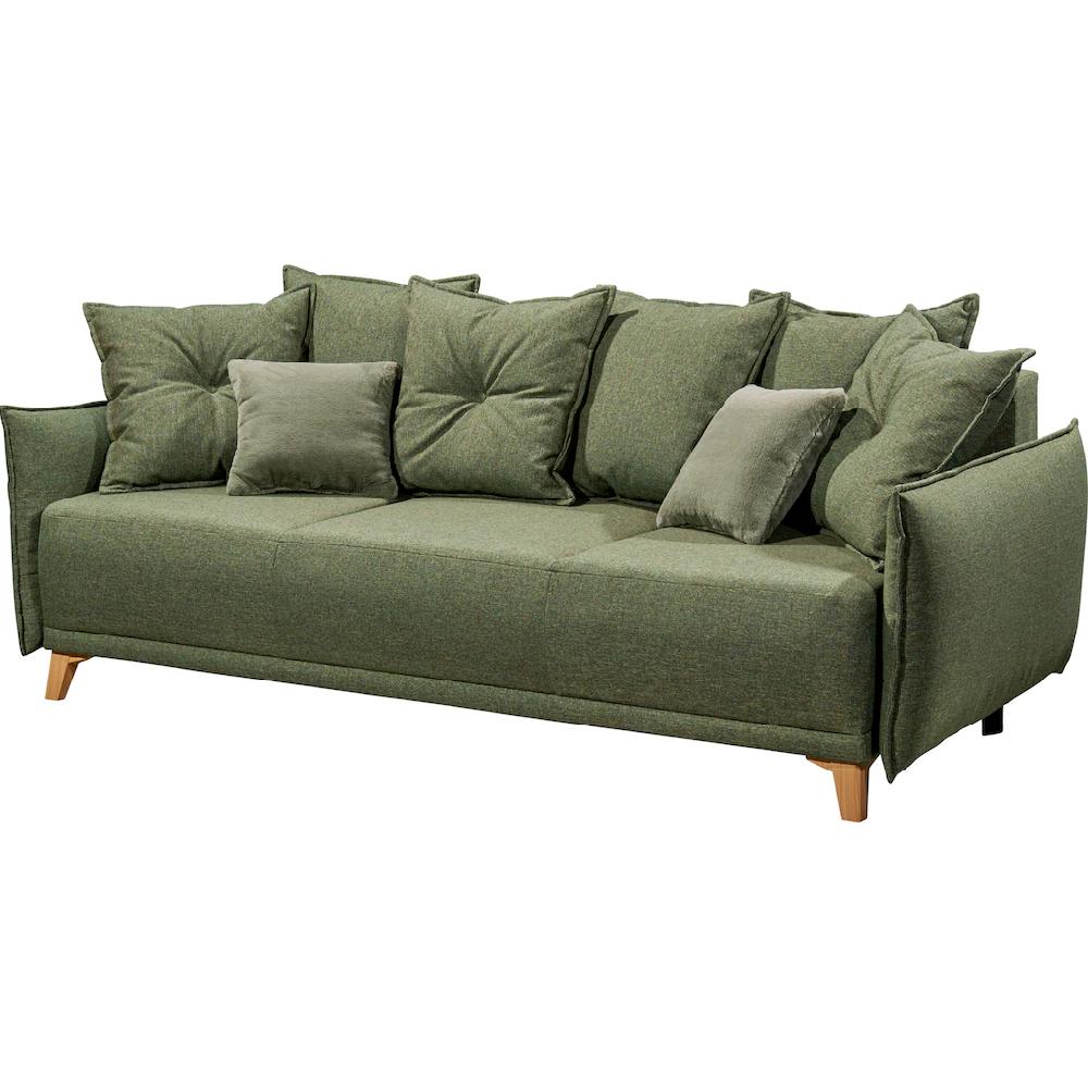 ED EXCITING DESIGN Schlafsofa »Pamplona« mit Bettfunktion Bettkasten Rücken- und Zierkissen frei im Raum kaufen Saisonale Angebote