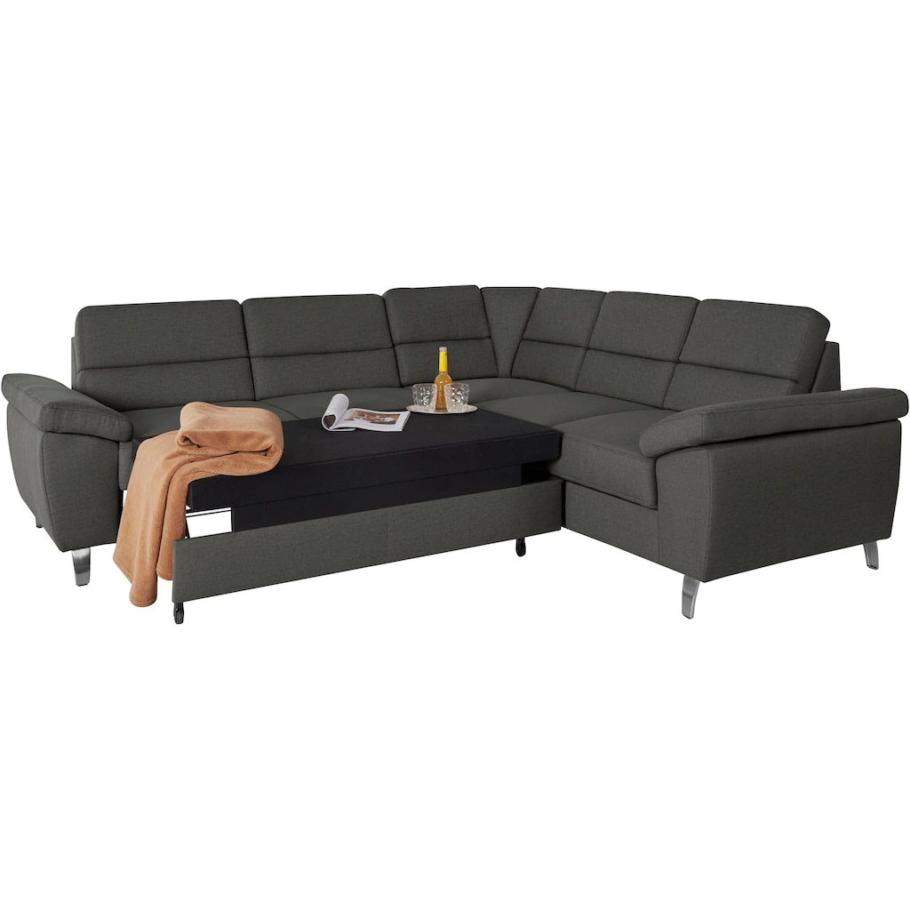 sit&more Ecksofa »Sorano L-Form« wahlweise mit Bett- und Relaxfunktion inkl. Bettkasten kaufen Tägliche Deals
