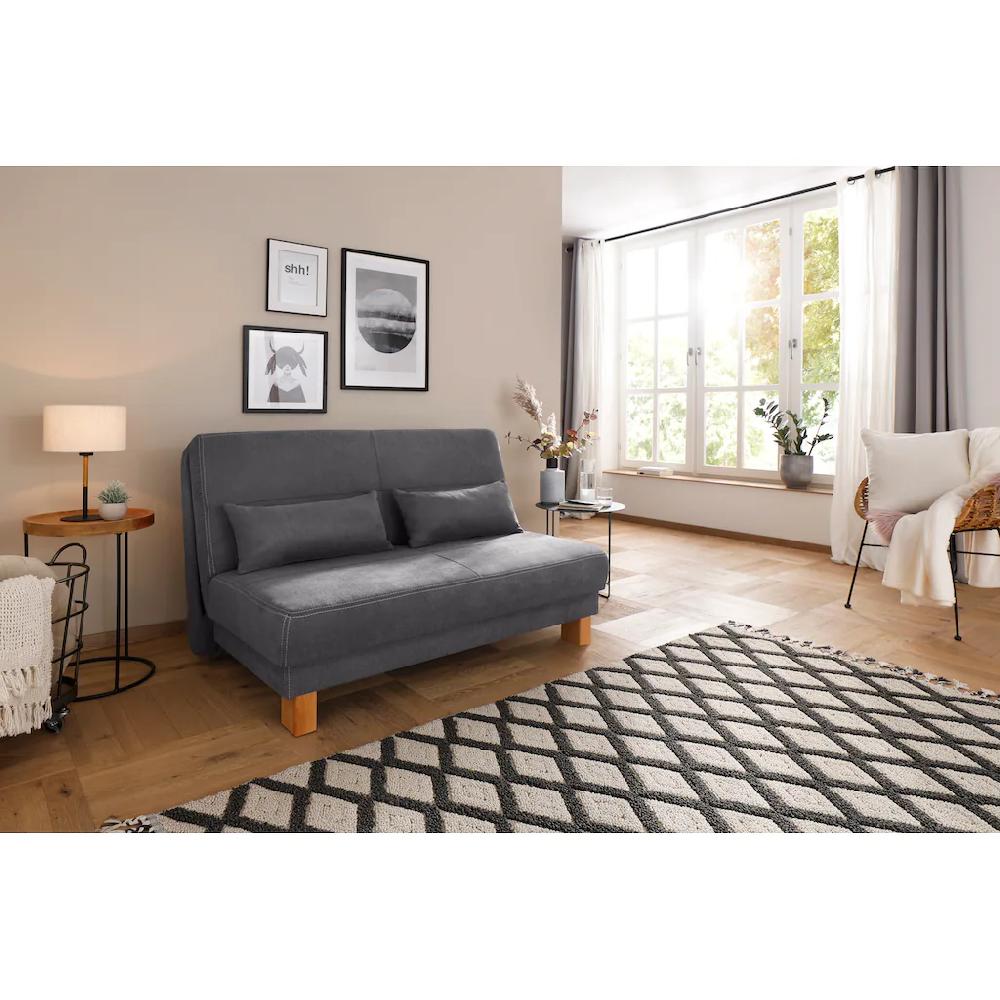 Home affaire Schlafsofa »Gina« vom Sofa zum Bett mit einem Handgriff in 4 Breiten Nierenkissen kaufen Zeitbegrenzte Promotion