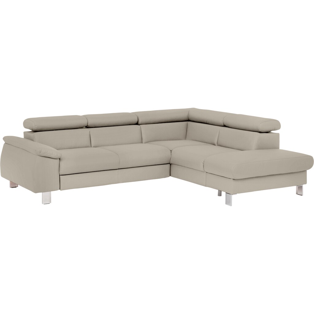 COTTA Ecksofa »Komaris« mit Bettfunktion und Bettkasten