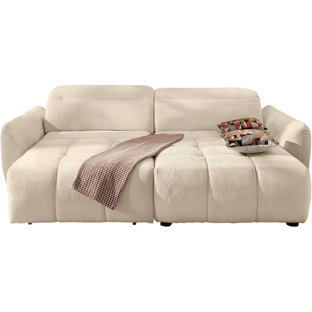 Jockenhöfer Gruppe Ecksofa »Zoom 60cm elektromotorische Sitztiefenverstellung« 140kg Belastbarkeit USB-Ladeports Ottomane links/ rechts montierbar Riesige Rabatte