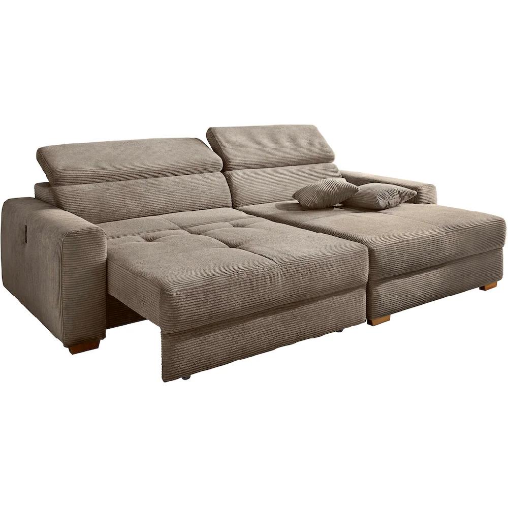 Jockenhöfer Gruppe Ecksofa »Slider 60cm elektromotorische Sitztiefenverstellung« 140kg Belastbarkeit USB-Ladeports Ottomane links/ rechts montierbar Online