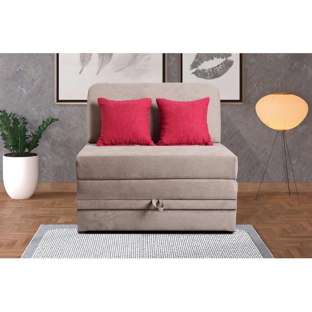 INOSIGN Schlafsofa »Fantastico Plus Schlafsofa 92cm (Liegefläche 92/190cm)« mit Bettkasten Inklusive 1 Rücken- und 2 Zierkissen kaufen