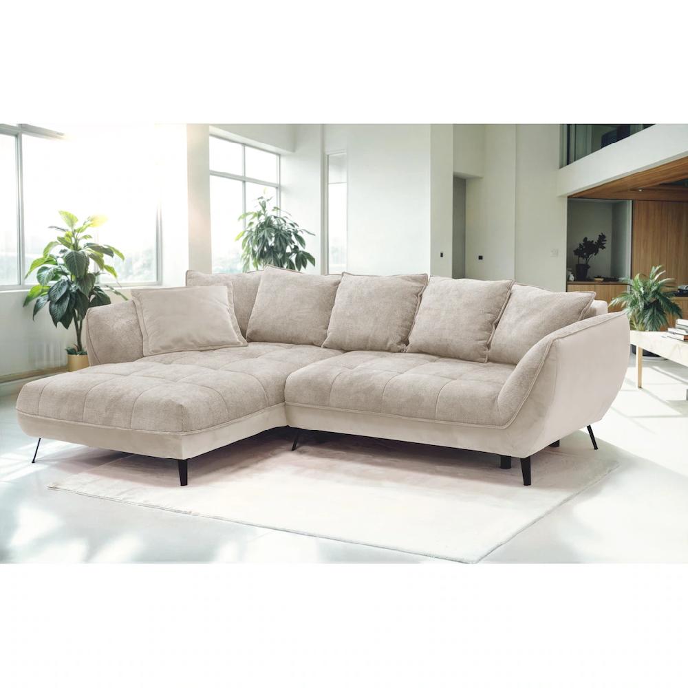 exxpo - sofa fashion Ecksofa »Midway mit einfacher Easy-Lift-Bettfunktion bequem und modern« inkl. Bettfunktion und praktischem Bettkasten L-Form kaufen
