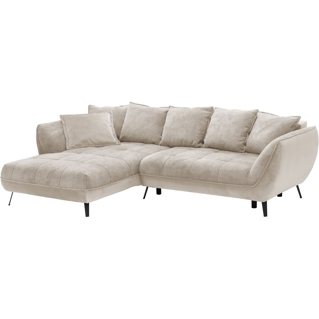 exxpo - sofa fashion Ecksofa »Midway mit einfacher Easy-Lift-Bettfunktion bequem und modern« inkl. Bettfunktion und praktischem Bettkasten L-Form kaufen Verkauf
