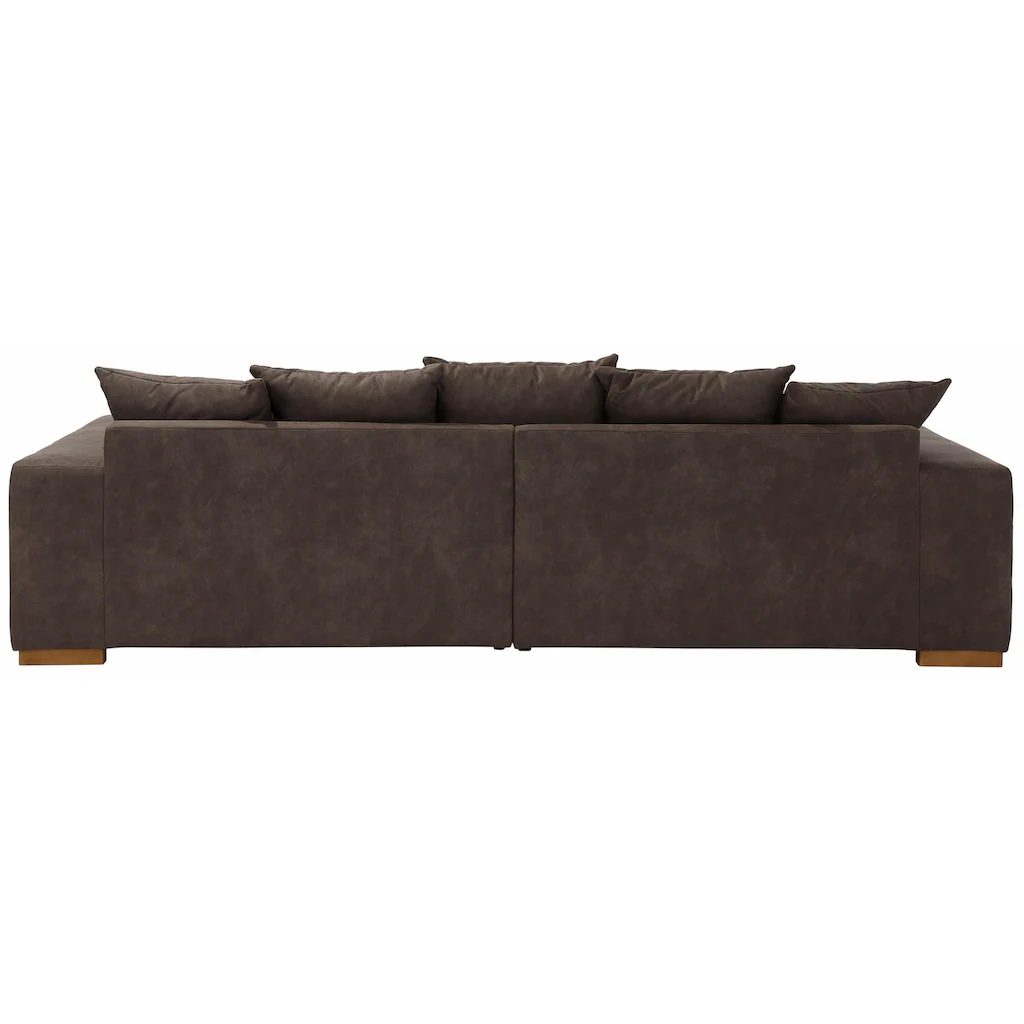 Home affaire Big-Sofa »Neapel« mit vielen losen Kissen in 2 Bezugsqualitäten kaufen Begrenztes Angebot