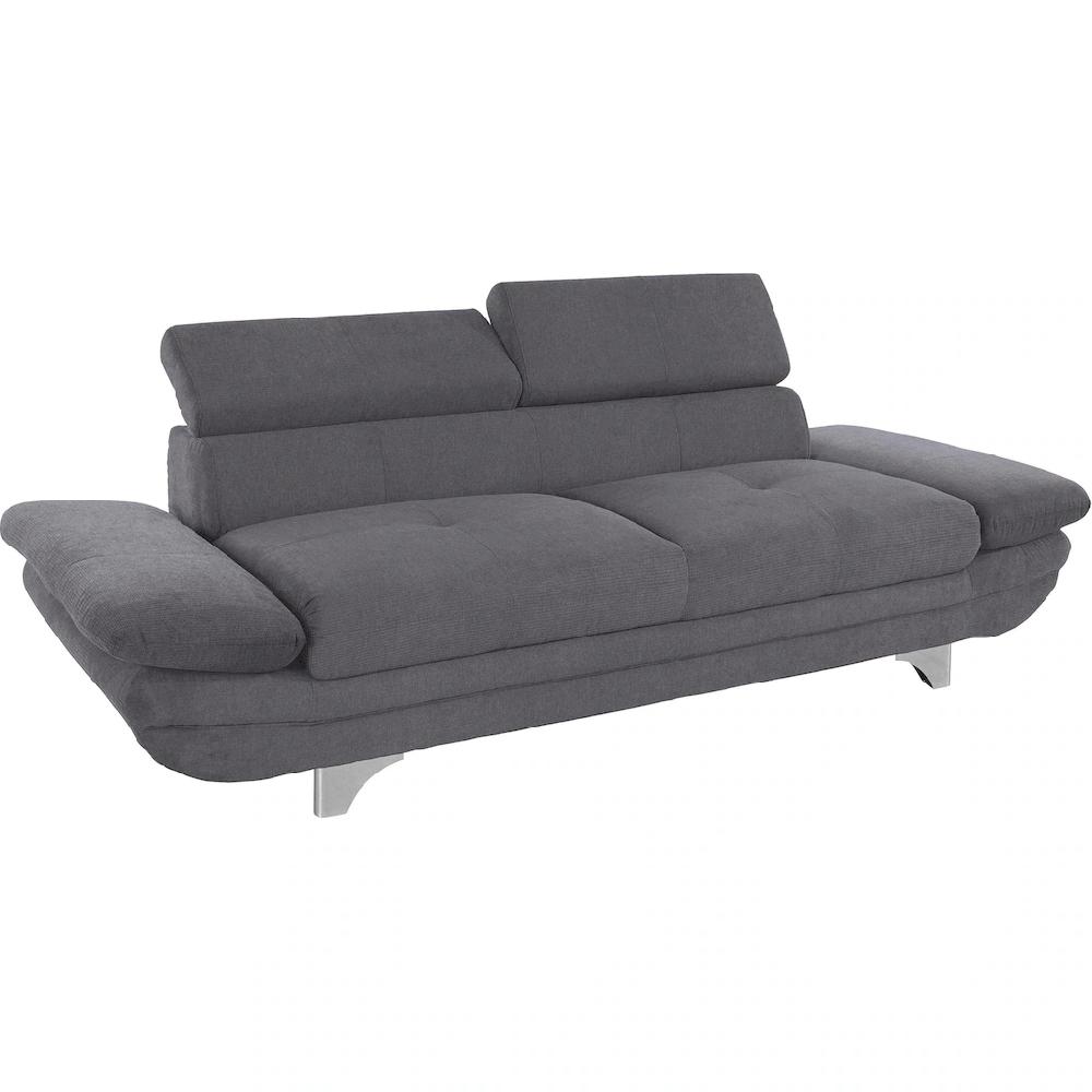 COTTA Polstergarnitur »Enterprise« (Set) Set: bestehend aus 2 5-Sitzer und Hocker Kopf- und Armteilverstellung kaufen Online Shopping