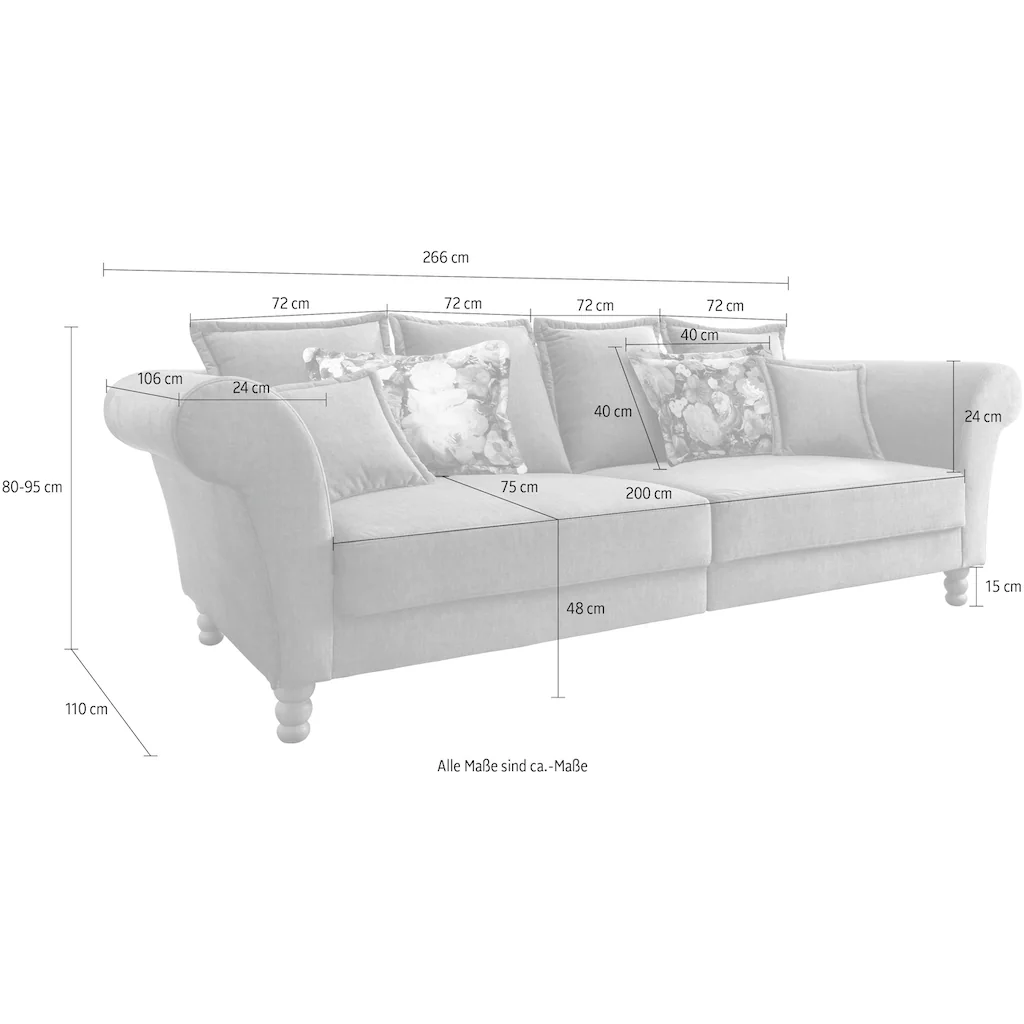 Home affaire Big-Sofa »Tassilo« kaufen Lagerräumung