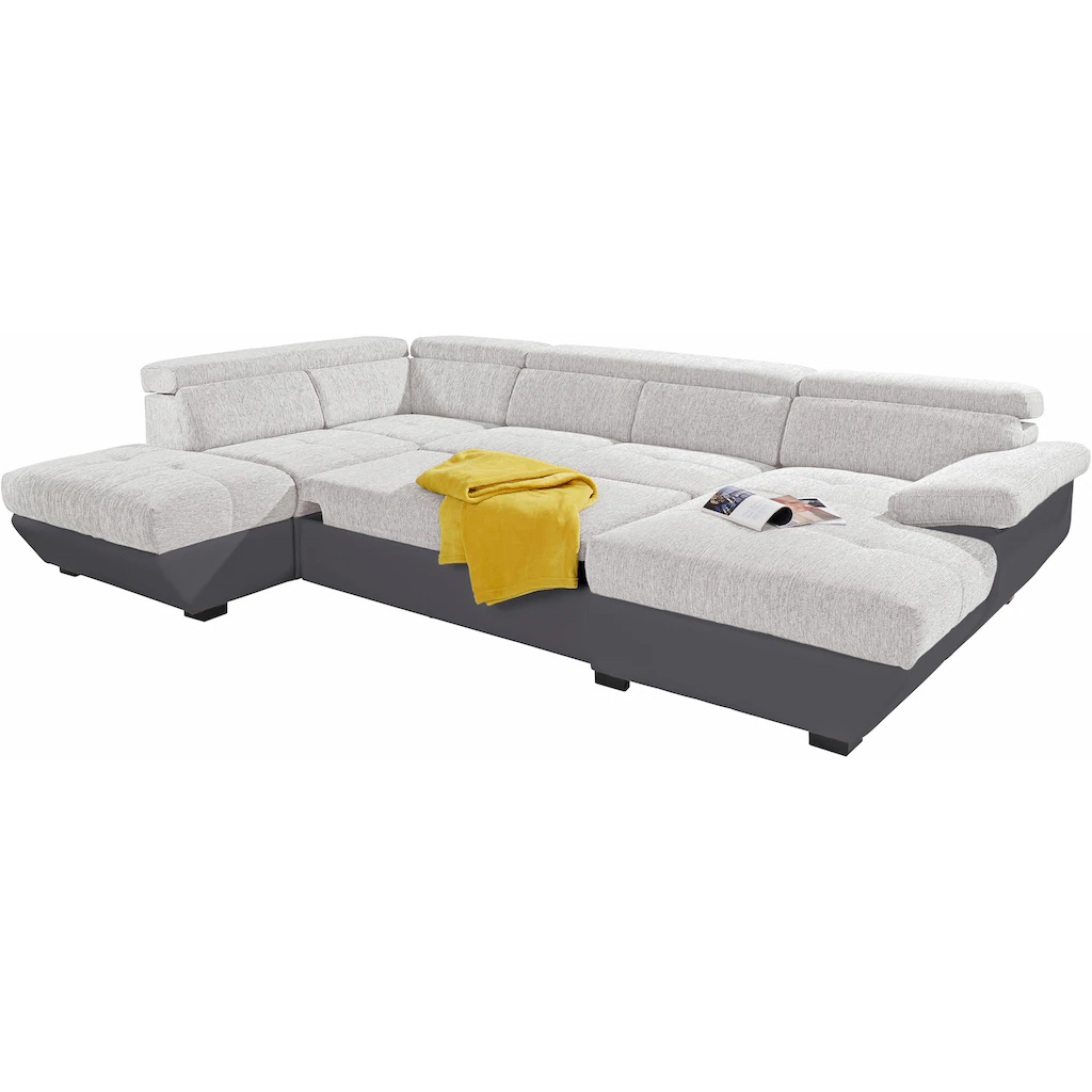 COTTA Wohnlandschaft mit Bettfunktion und Bettkasten
