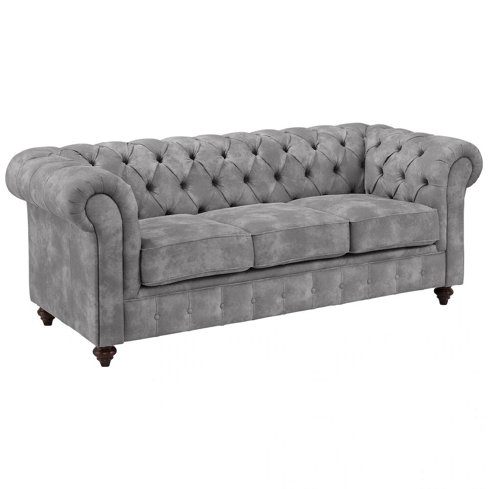 Home affaire Chesterfield-Sofa »Chesterfield 3-Sitzer B/T/H: 198/89/74 cm« kaufen Saisonale Angebote