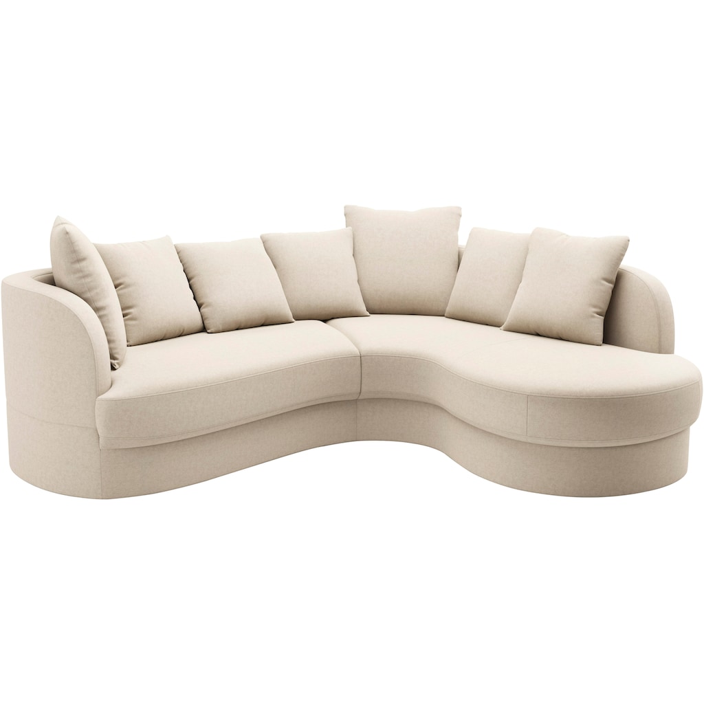 sit&more Ecksofa »Samba L-Form« moderne organische Form inkl. 7 loser Rückenkissen kaufen Riesige Rabatte