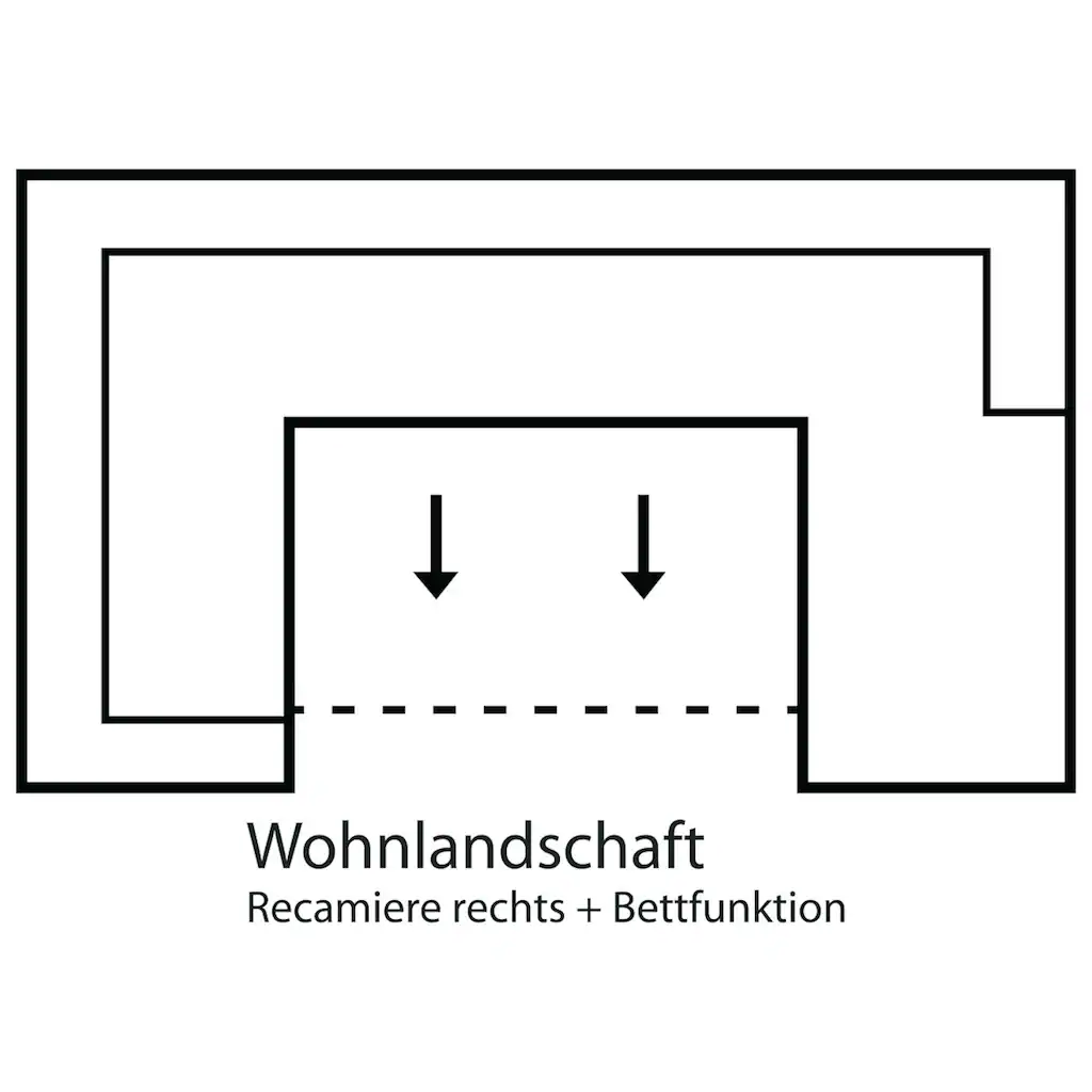 sit&more Wohnlandschaft mit Bettfunktion online kaufen Im Verkauf