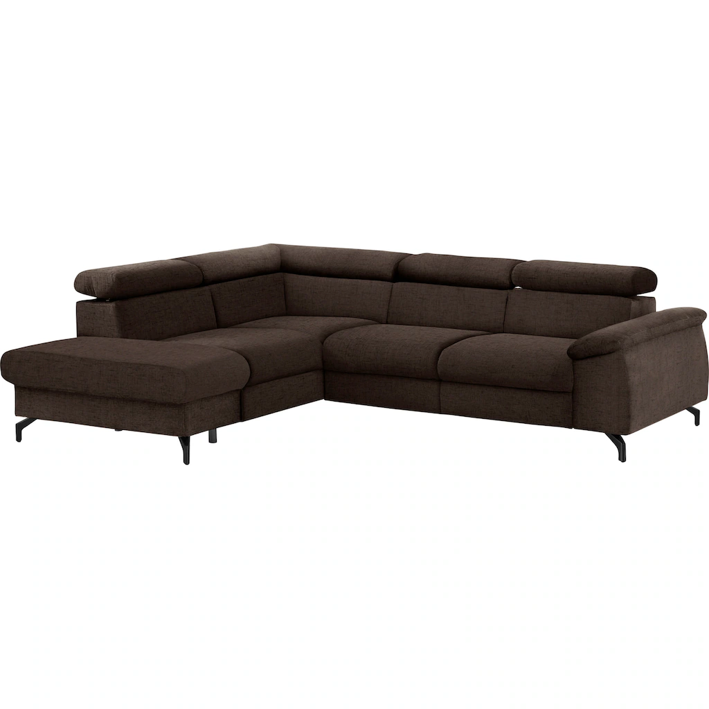COTTA Ecksofa »Komaris L-Form« inklusive Kopfteilverstellung wahlweise Bettfunktion/Bettkasten kaufen Flash Sale