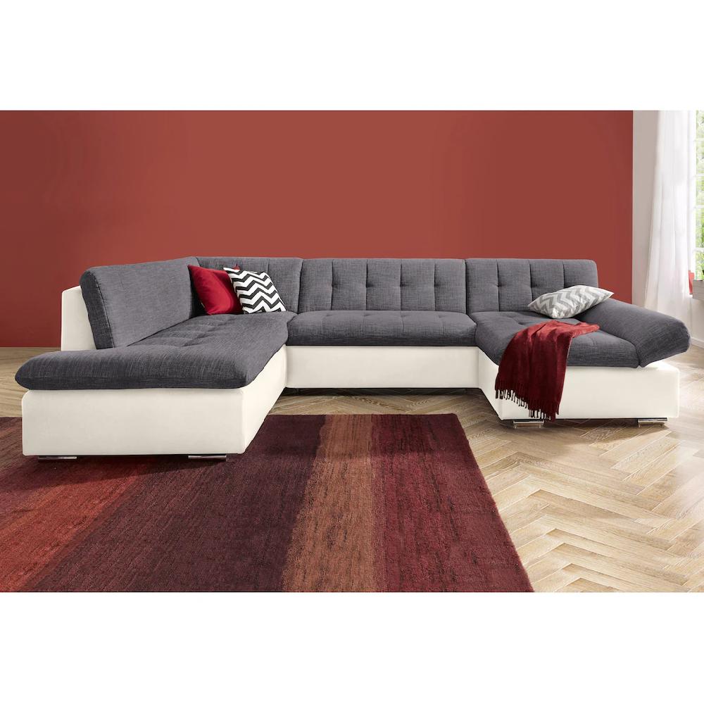 TRENDMANUFAKTUR Wohnlandschaft Wahlweise mit Bettfunktion Begrenztes Angebot