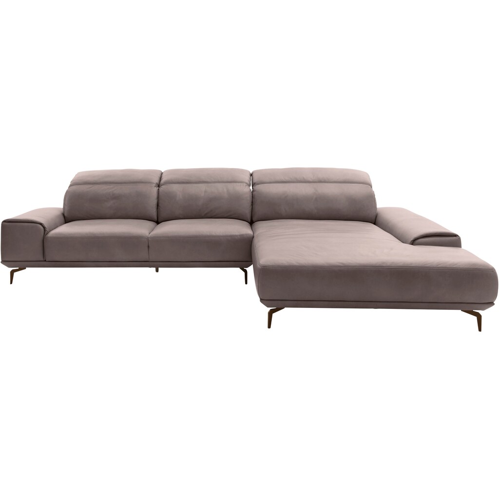 Musterring Wohnlandschaft »MR 2490« Bronze-Fuß Sitzhöhe 48cm wahlweise mit Funktionen Maße 342 x 207 cm kaufen