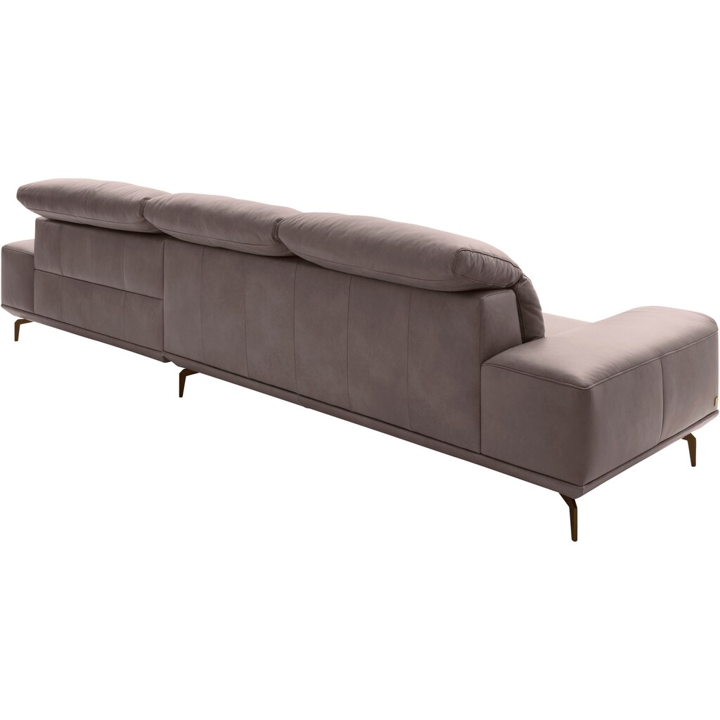 Musterring Wohnlandschaft »MR 2490« Bronze-Fuß Sitzhöhe 48cm wahlweise mit Funktionen Maße 342 x 207 cm kaufen Osterangebot