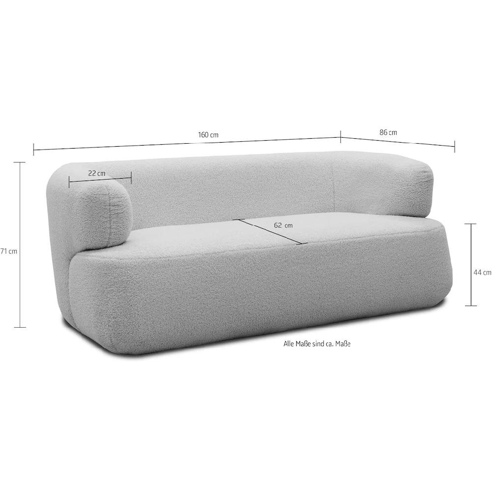 DOMO collection 2-Sitzer »800012« Formschöner 2-Sitzer kaufen Top Angebot