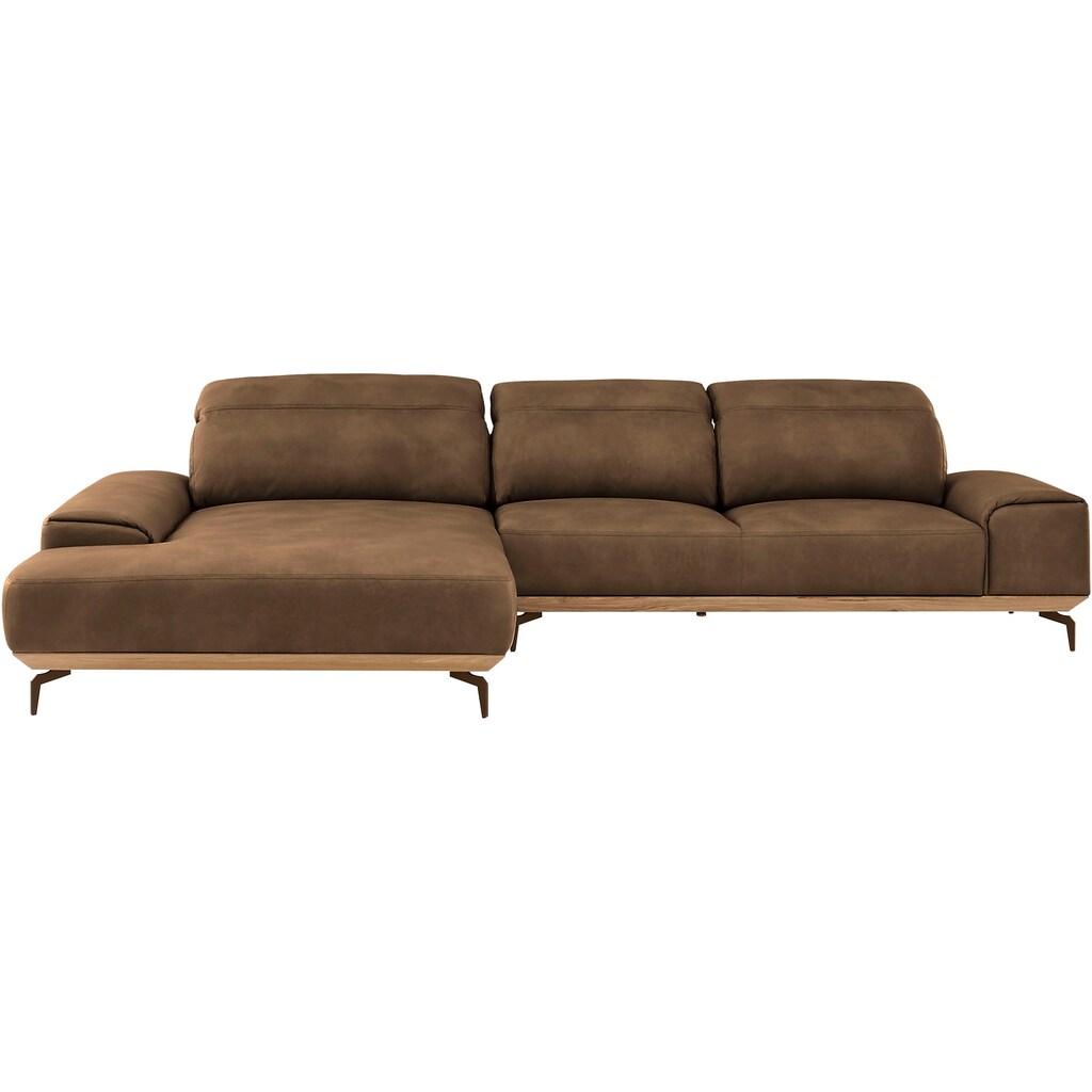 Musterring Wohnlandschaft »MR 2490« Bronze-Fuß Sitzhöhe 46cm wahlweise mit Funktionen Maße 342 x 207 cm kaufen