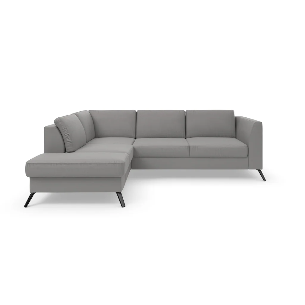 sit&more Ecksofa »Olsen L-Form« inklusive Sitztiefenverstellung wahlweise mit Bettfunktion 15cm hoch kaufen Riesige Ersparnisse