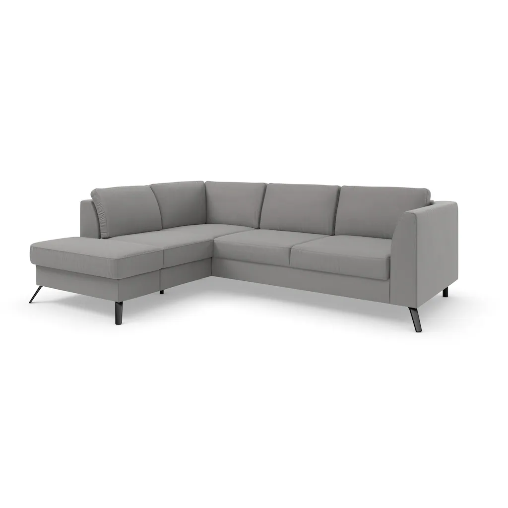 sit&more Ecksofa »Olsen L-Form« inklusive Sitztiefenverstellung wahlweise mit Bettfunktion 15cm hoch kaufen Riesige Ersparnisse