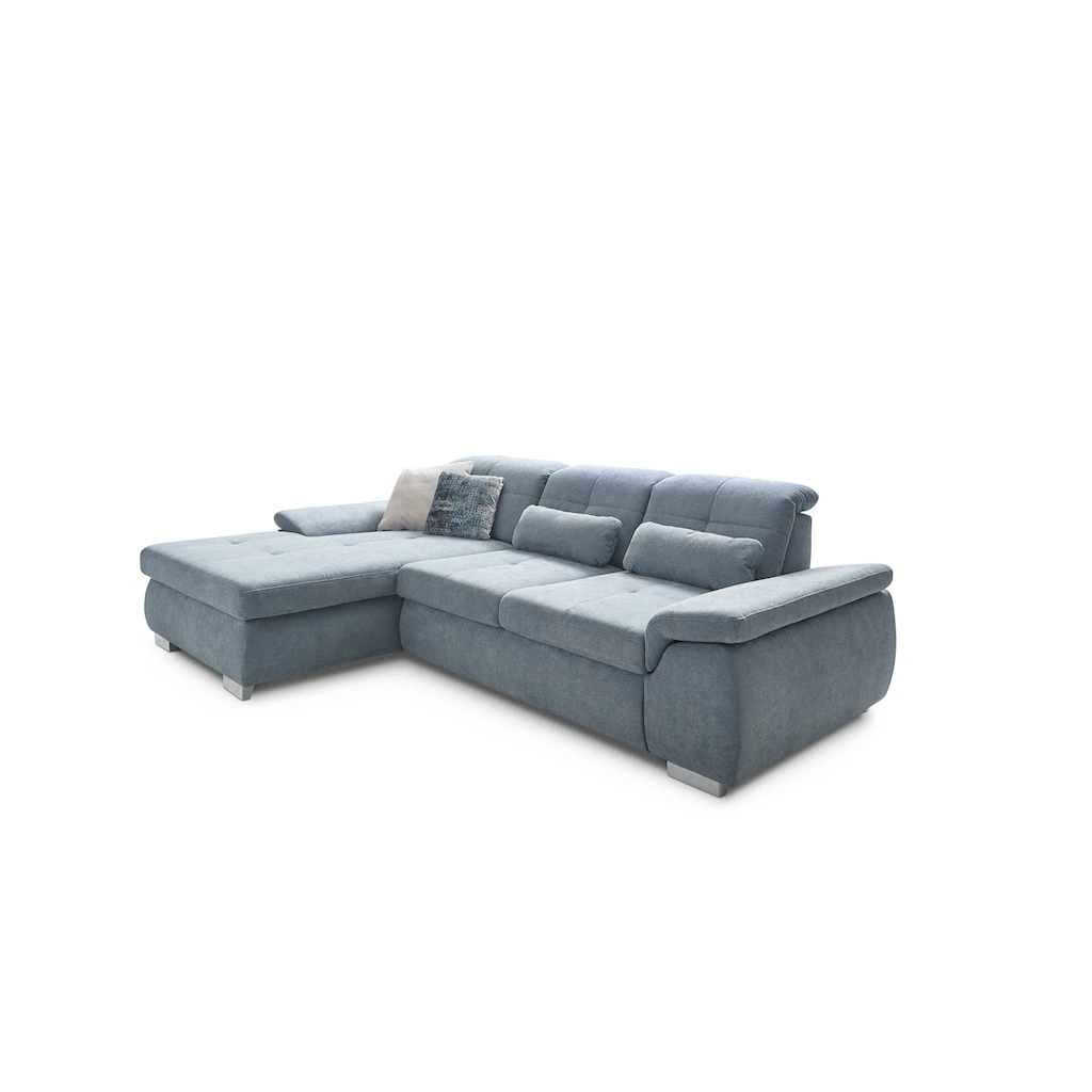 Die PlanBar Ecksofa »MP-IN16037 L-Form« mit Sitztiefenverstellung & Zierkissen Kaltschaum kaufen Tiefpreis