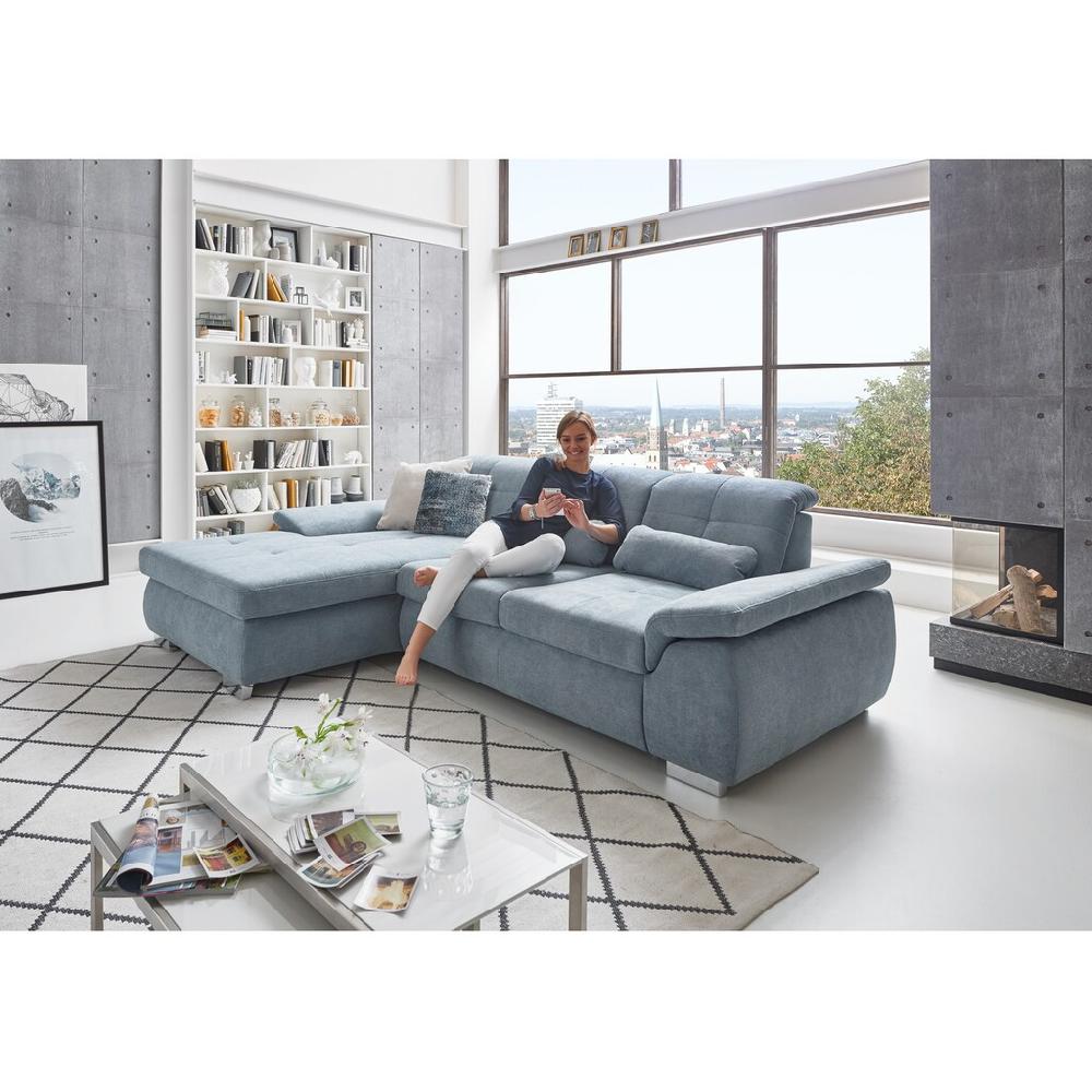 Die PlanBar Ecksofa »MP-IN16037 L-Form« mit Sitztiefenverstellung & Zierkissen Kaltschaum kaufen Tiefpreis