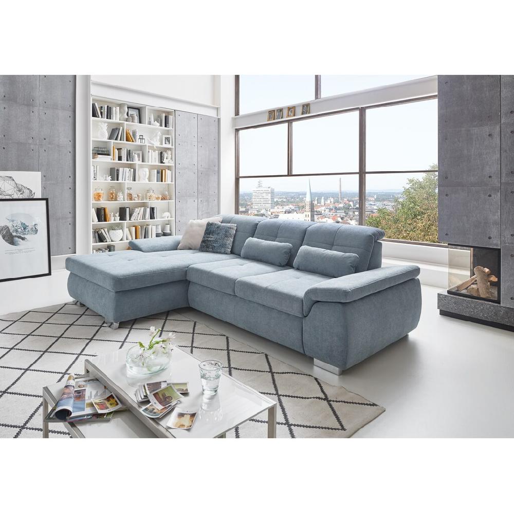 Die PlanBar Ecksofa »MP-IN16037 L-Form« mit Sitztiefenverstellung & Zierkissen Kaltschaum kaufen Tiefpreis